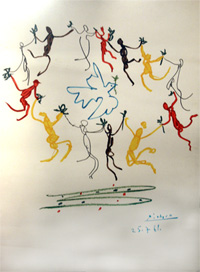 Pablo Picasso 1961, Druck, Sammlung Brigitte Holzer